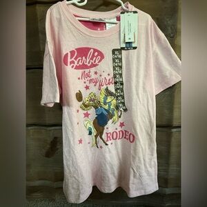 Barbie “Not My First Rodeo” Pink Kids T-Shirt size XL-(14/16)